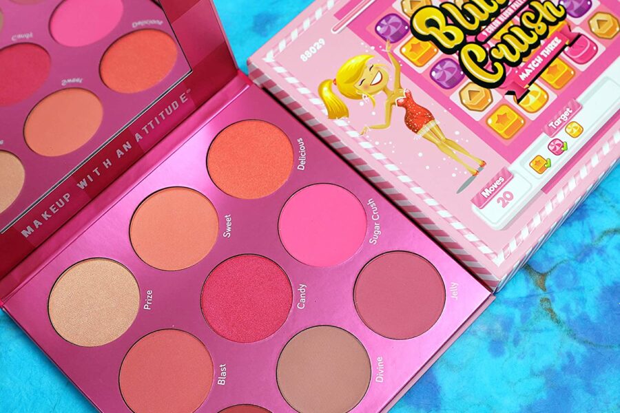 Blush Crush 9 Color Blush Palette - Match Three Rude Cosmetics