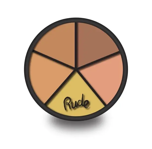 Fabulous Concealer Wheel Rude Cosmetics - Tono Medium