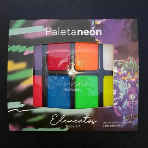 ELEMENTOS BODY ART - PALETA NEON