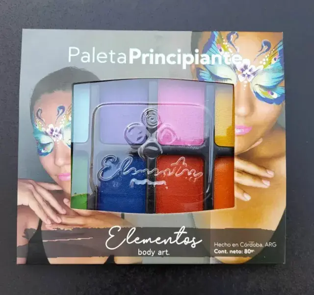 ELEMENTOS BODY ART - PALETA PRINCIPIANTE